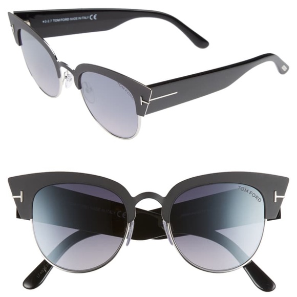 Tom Ford Accessories - New TOM FORD Alexandra Black Cat Eye Sunglasses
